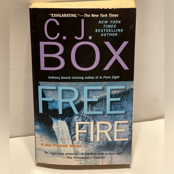 Free Fire and Winterkill by CJ Box paperback books - Picture 2 of 9